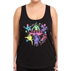 Torrid Marvel Neon Super Heroines Women Tank Top Size 6X Plus She-Hulk Wasp NWT